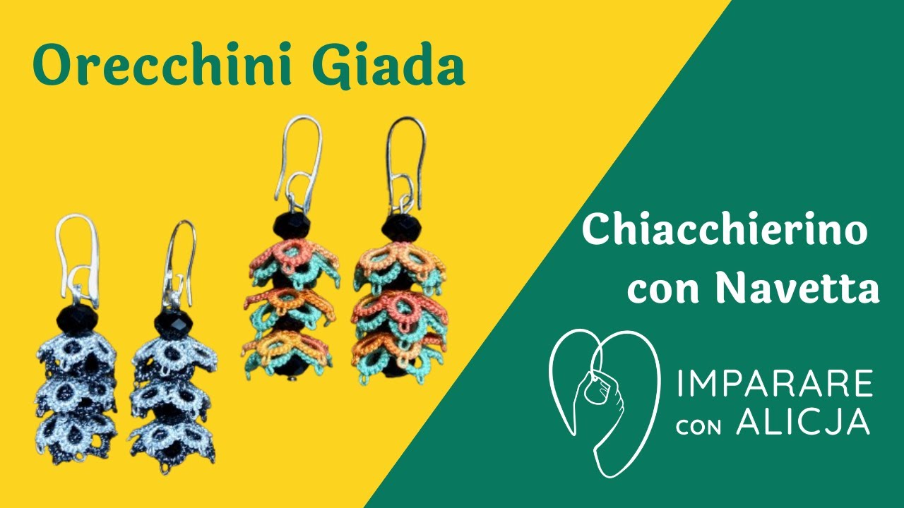 Chiacchierino con navetta - Orecchini Giada