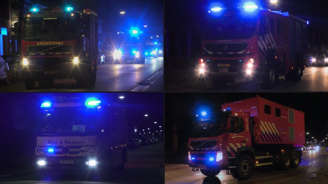 GROTE BRAND in Putte! | Hulpdiensten rukken massaal uit voor Grootschalige Calamiteiten Oefening!