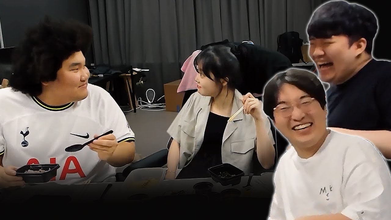 제이상형은요...? 먹방!! [이상호x상윤x마빡x토끼예나]
