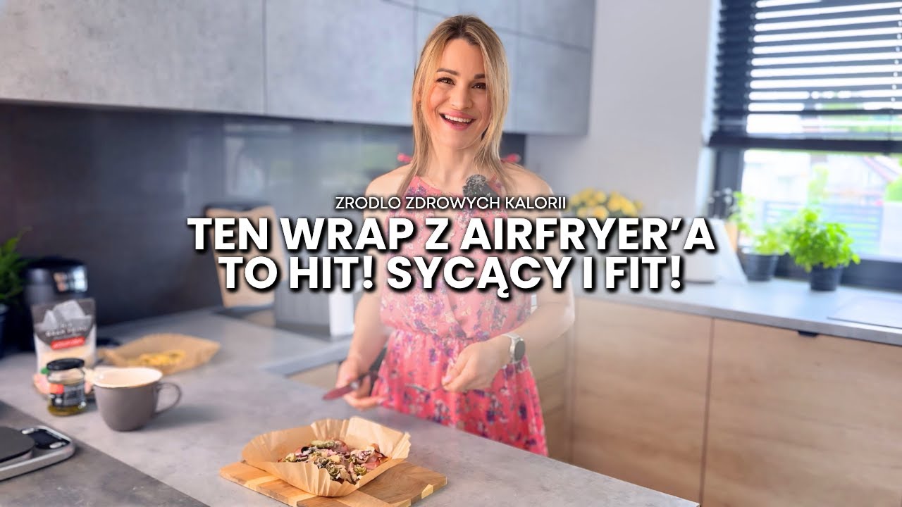 Wrap z ziemniaka z air fryer. Szybki posiłek na redukcji! Ten przepis stał się viralem! 36g białka!