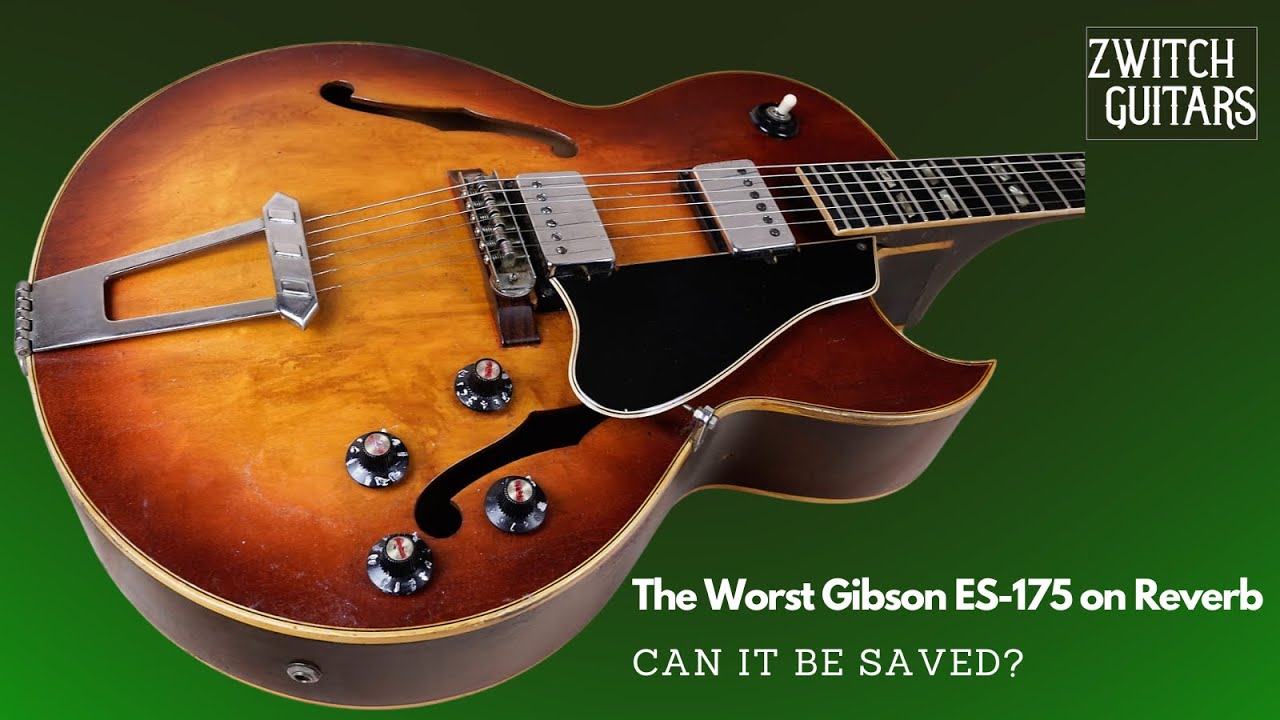 Реставрация Gibson ES-175D 1970 года, часть 1: покрытие шеллаком?