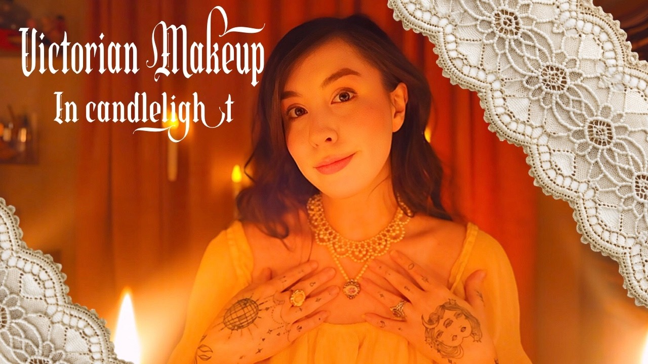 Victorian Makeup In Candlelight Using Victorian Makeup!No Make-up Makeup Wuthering Heights Makeup