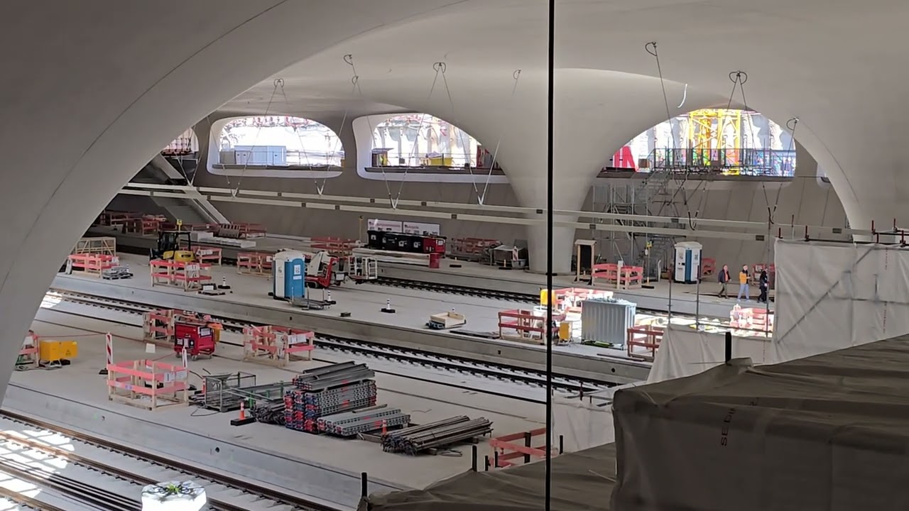 Tag der offenen Baustelle Stuttgart 21, von Heilbronn zur Besichtigung der S21 Baustelle #s21