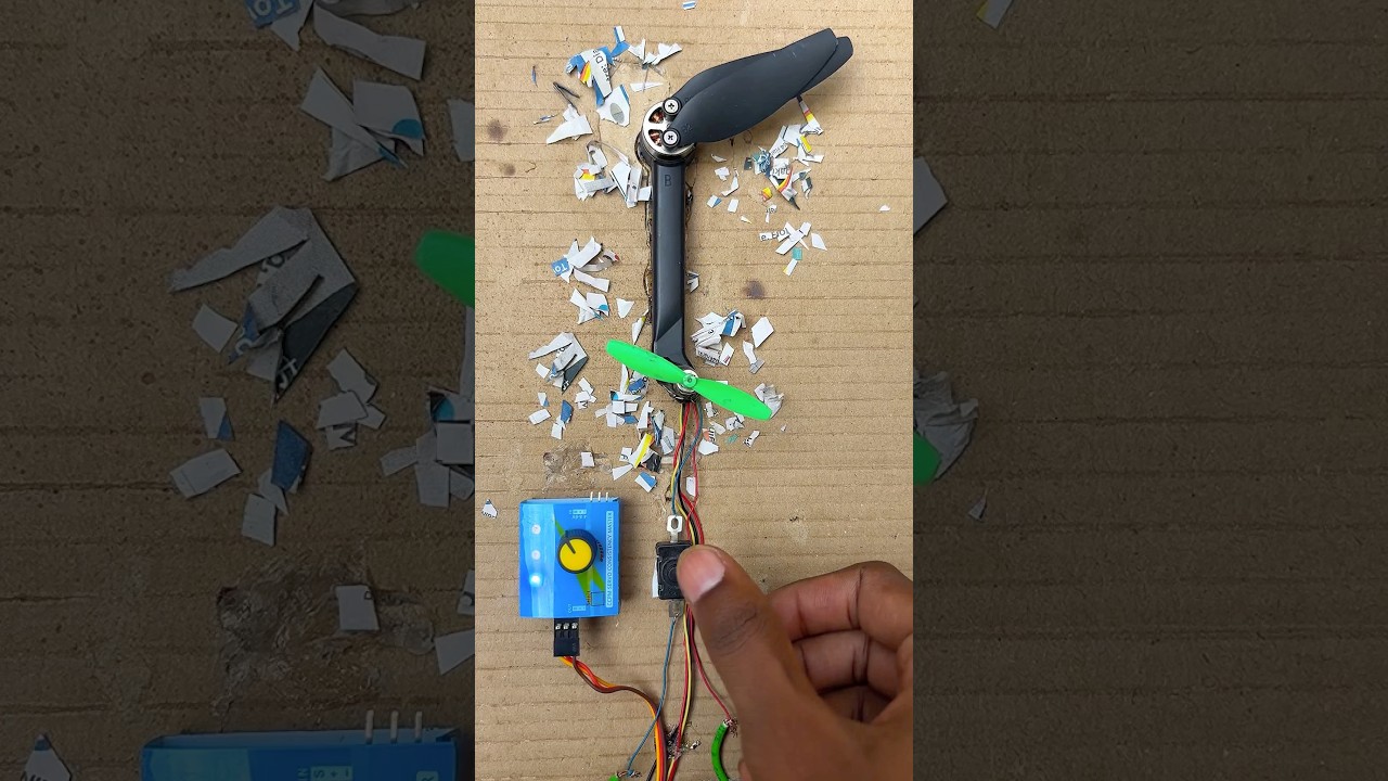 Thrust Power Comparison of a Mini BLDC Motor and a Mini Coreless Motor