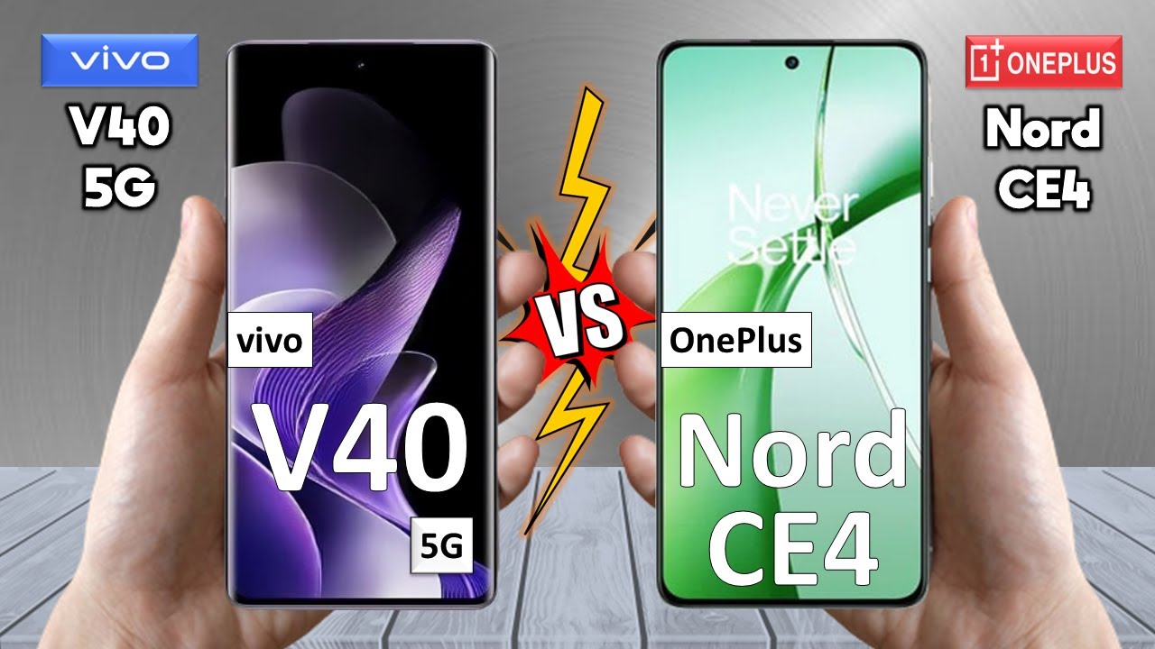 vivo V40 Vs OnePlus Nord CE4 - Full Comparison 🔥 Techvs