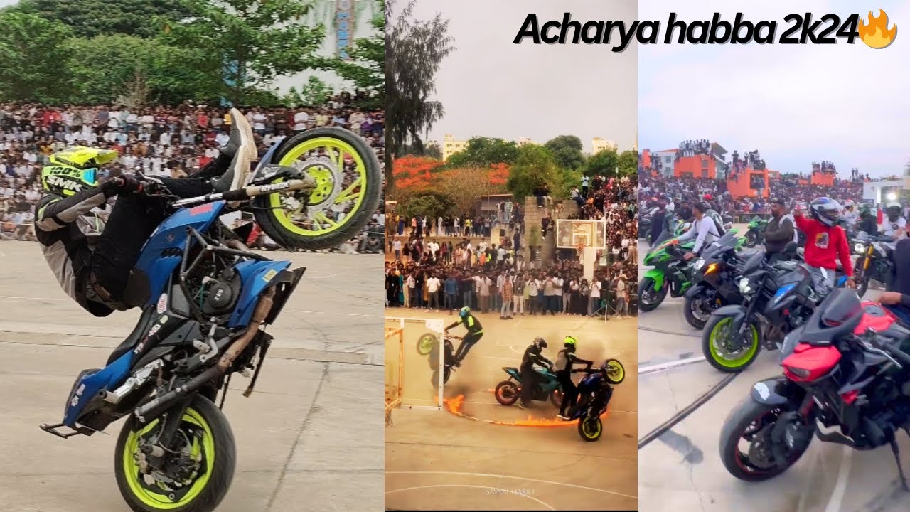 Acharya Habba 2K24 | bangalore biggest college fest | #vlog 14 |#superbikes #supercars #collegefest