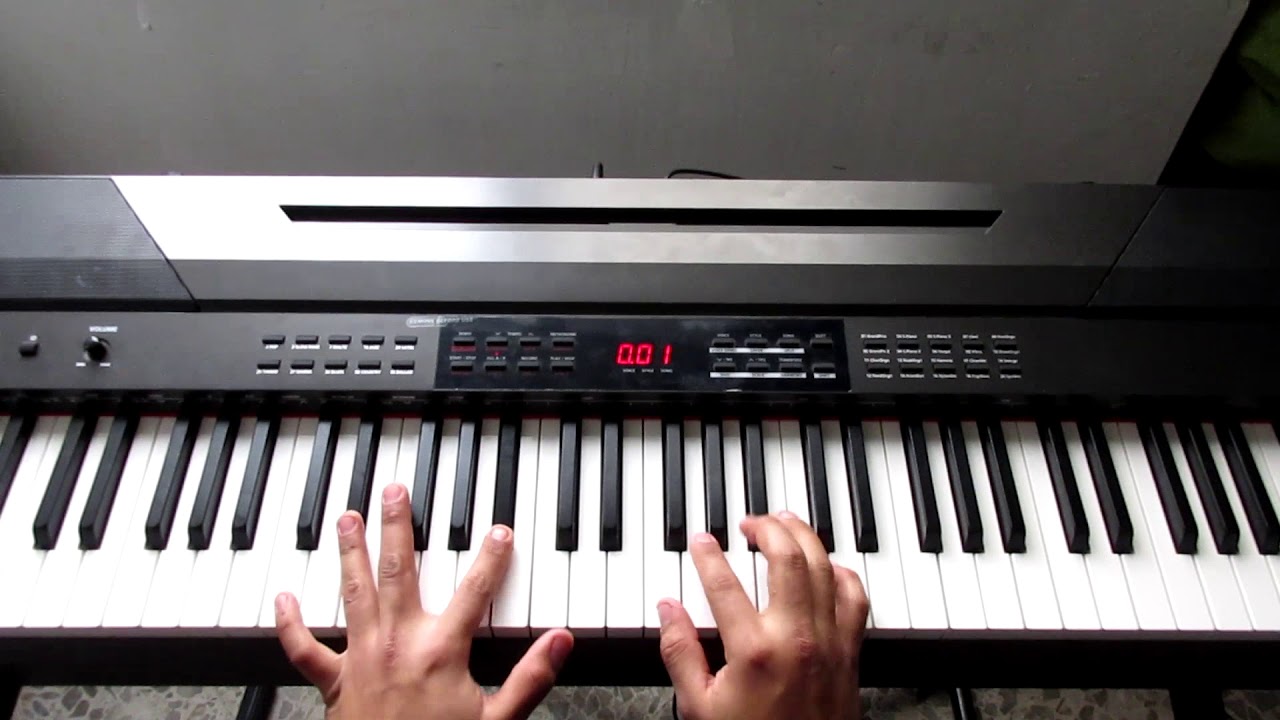 Que me alcance la vida sin bandera piano tutorial