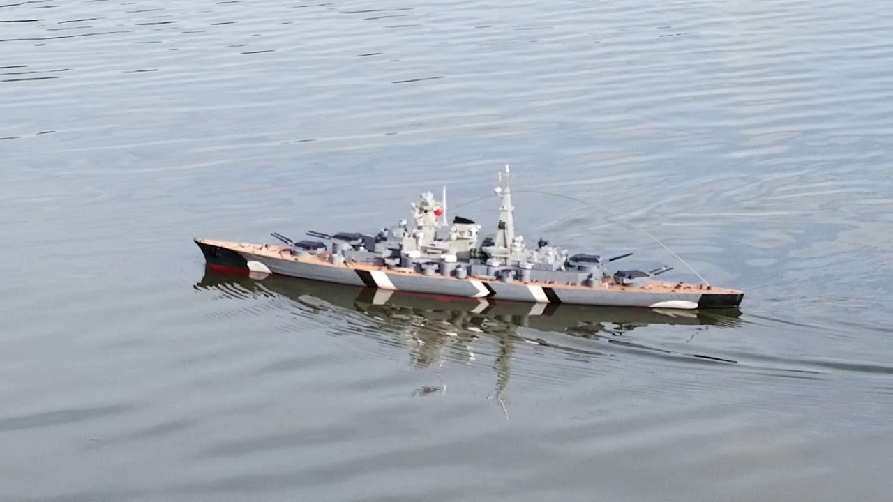1/360 scale Bismarck HT-3827A RC Battleship