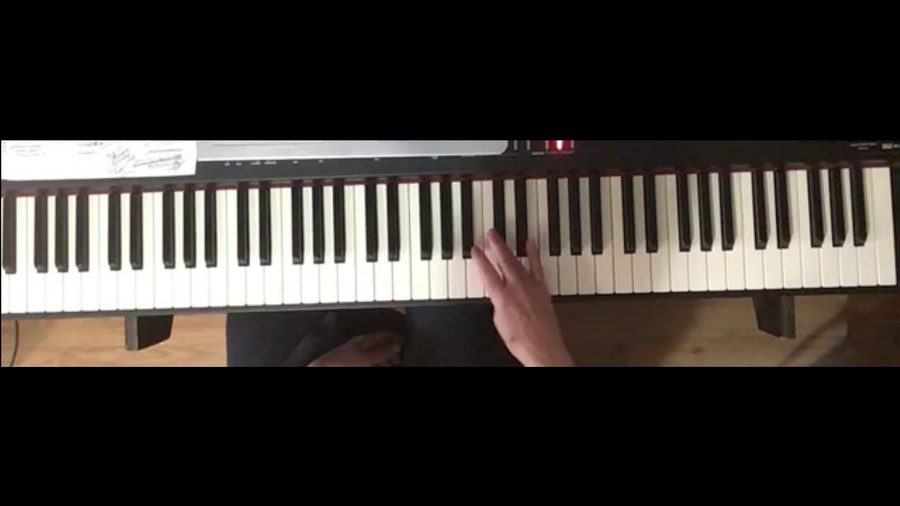 D Minor Harmonic Scale, 2 octaves, RH, LH