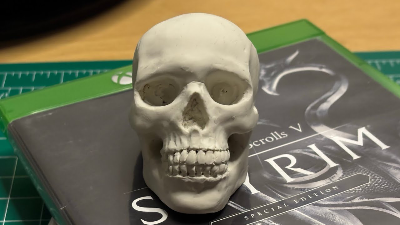 How to make mini skull out of Sculpey clay