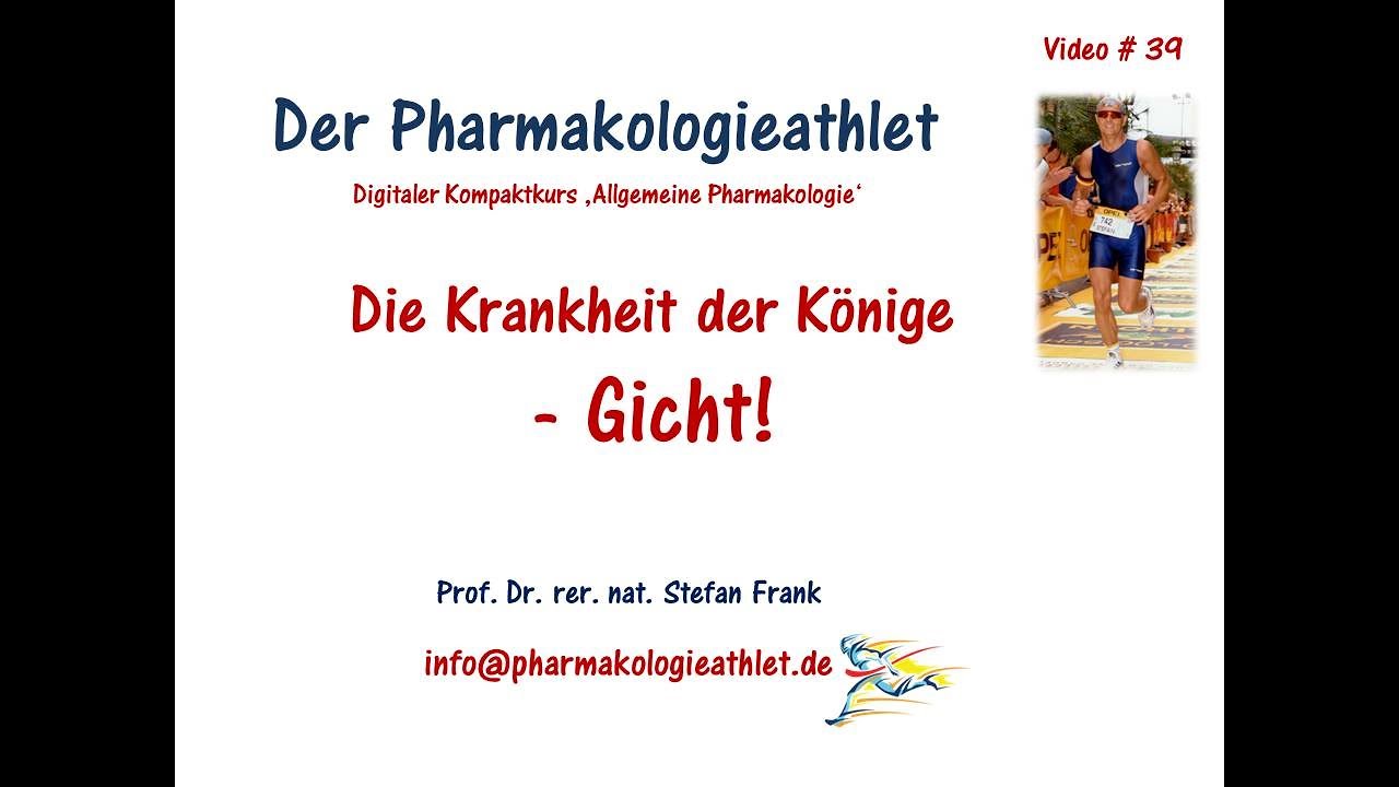 Die Krankheit der K&ouml;nige - die Gicht und ihre Behandlung !