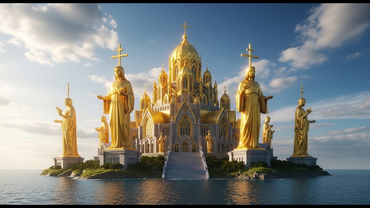 I Turned an ABANDONED Ocean Fort Into a Modern LUXURY Church (ASMR)