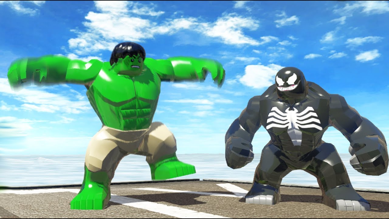 Hulk vs Venom: EPIC BATTLE in Lego Marvel Game with KwakyGaming (NRG) Lego Game