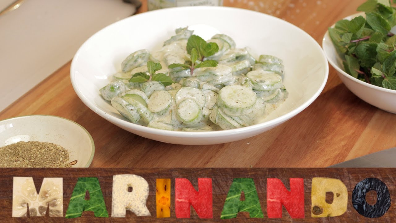 Salada de Pepino com Coalhada