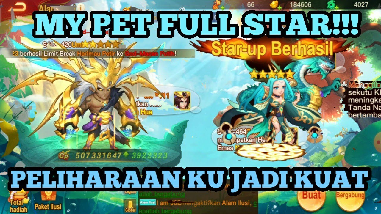 PET FULL STAR - MENINGKATKAN PELIHARAAN LEBIH TINGGI - DYNASTY HEROES OF SAMKOK