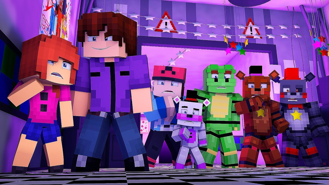 Minecraft FNAF 6 Pizzeria Simulator - ФИОЛЕТОВЫЙ ПАРЕНЬ ЗДЕСЬ?! (Minecraft Roleplay)