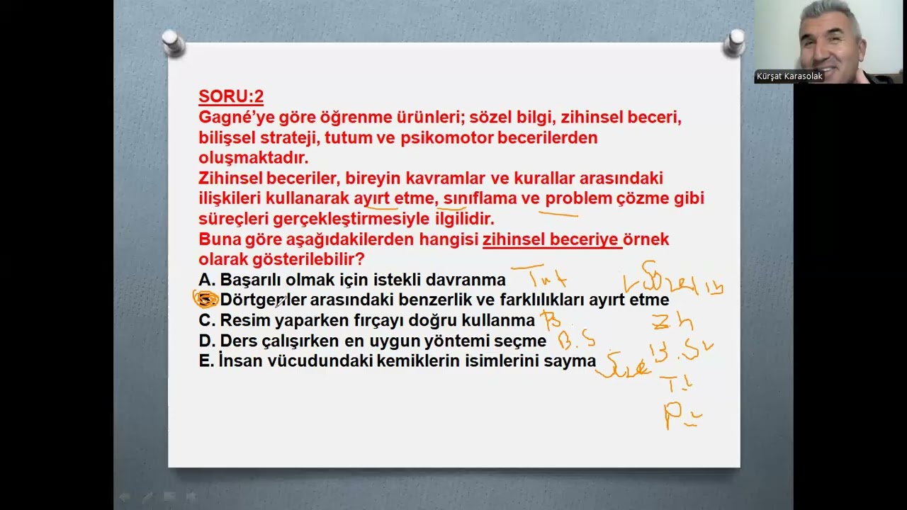 ÖYT- DENEME 9: Öğretim Modelleri