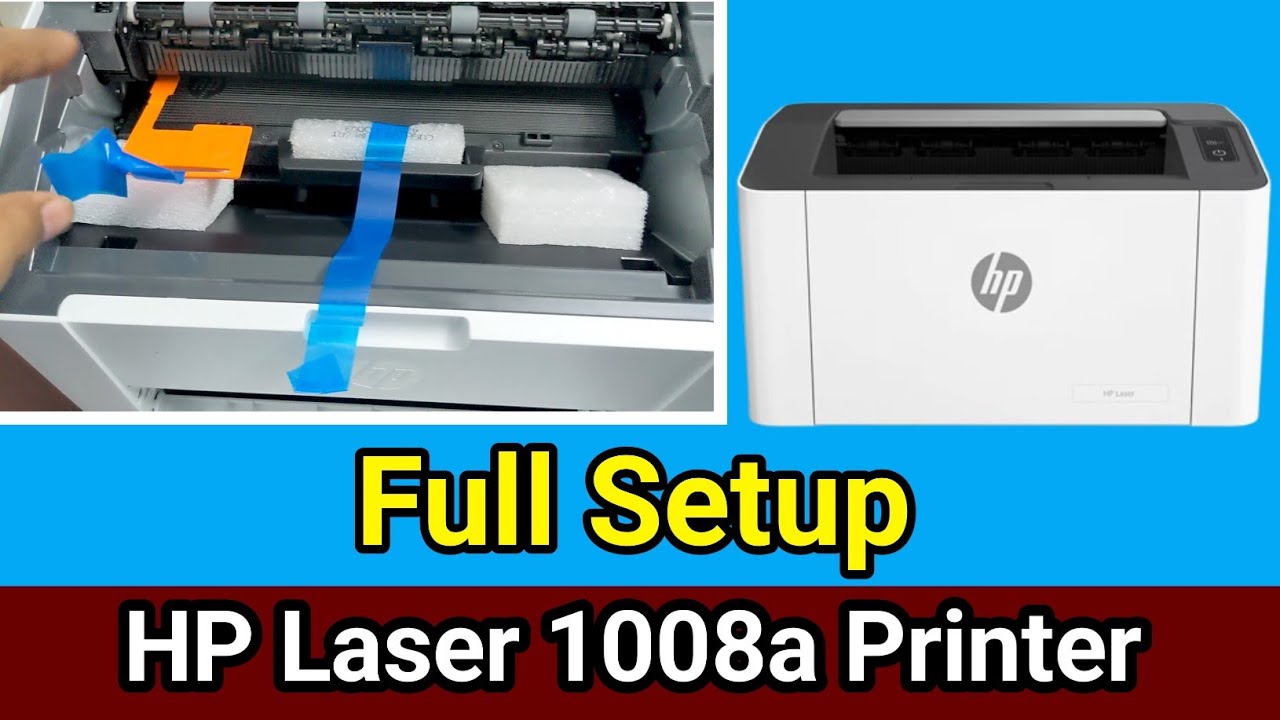 Printer setup guide for HP Laser 1008a | খুব সহজেই HP Laser 1008a প্রিন্টার সেট-আপ