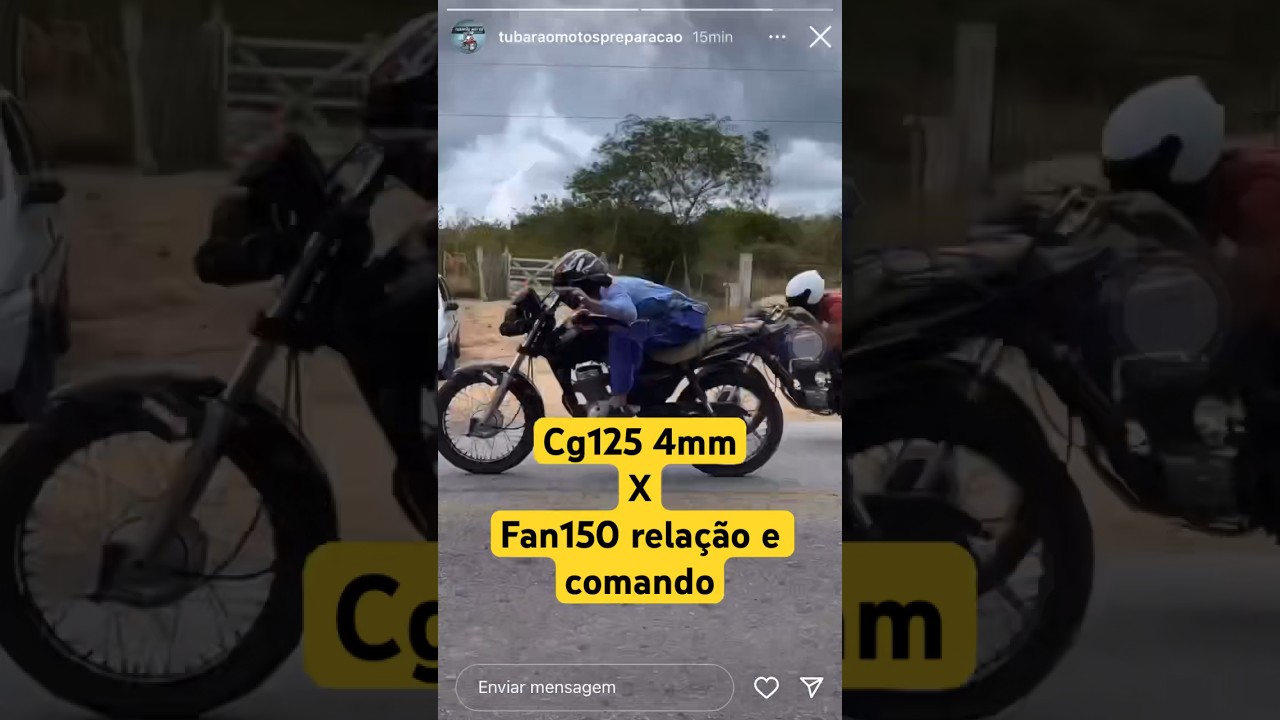 V&iacute;deo antigo dos pegas 🚀 acerto da cg125 4mm