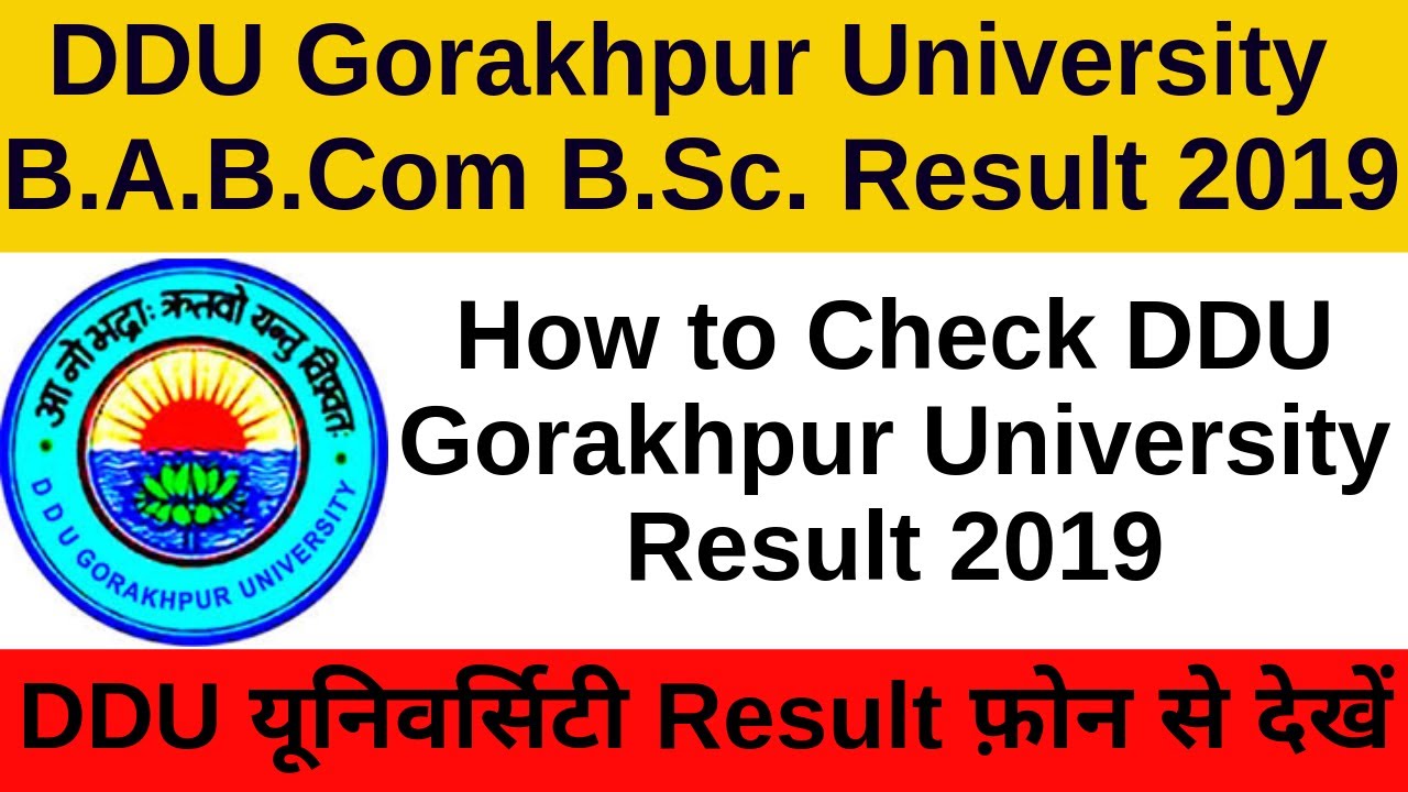 DDU Result 2019 B.A B.Com B.Sc | Result DDU Result Kaise Dekhe | How To Check DDU All Exam Result