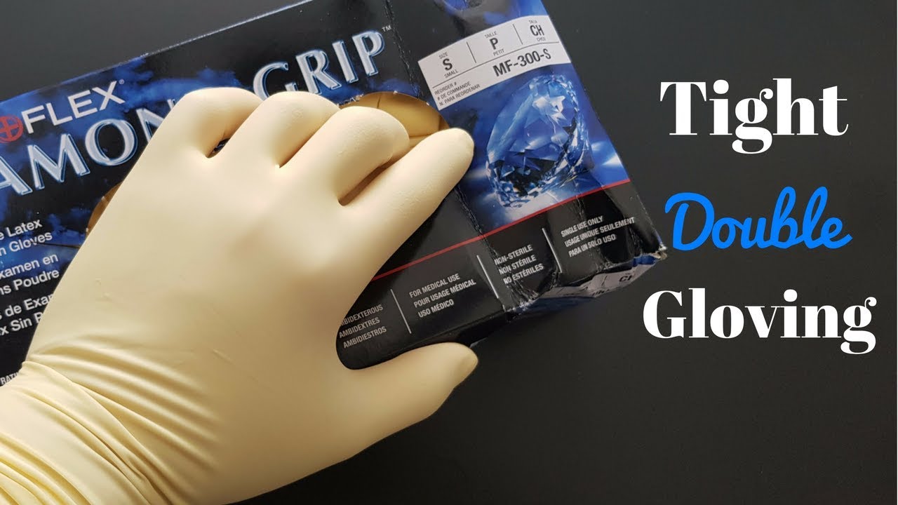 Latex Gloves Double Gloves