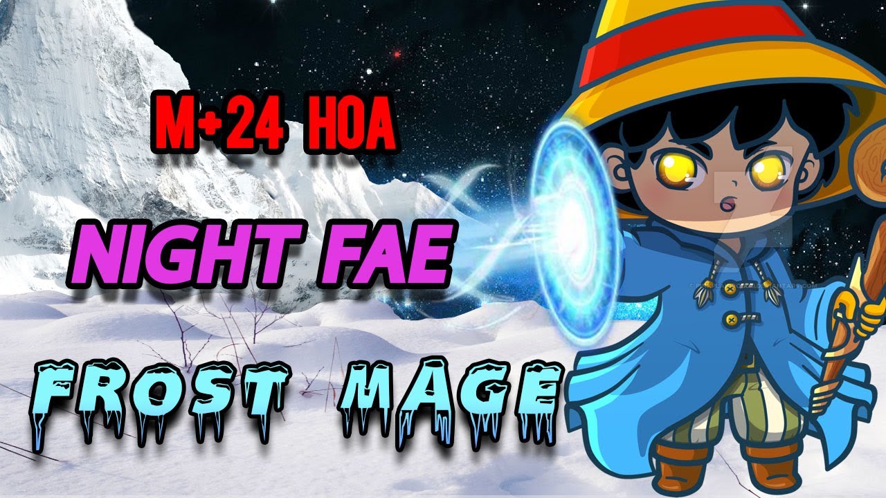 9.1 M+ 24 Halls Of Atonement Night Fae Frost Mage DPS POV HOA Shadowlands Mythic Plus