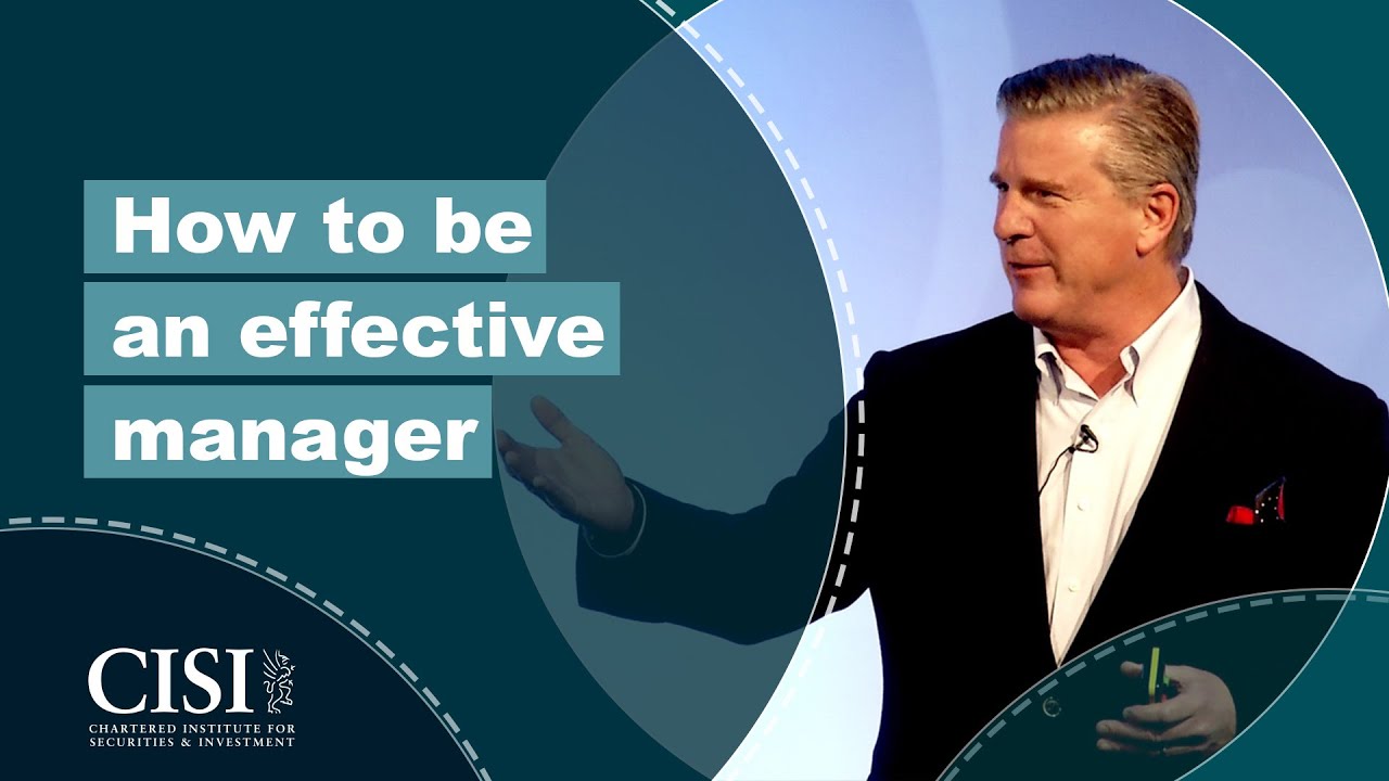 The two main responsibilities as a manager