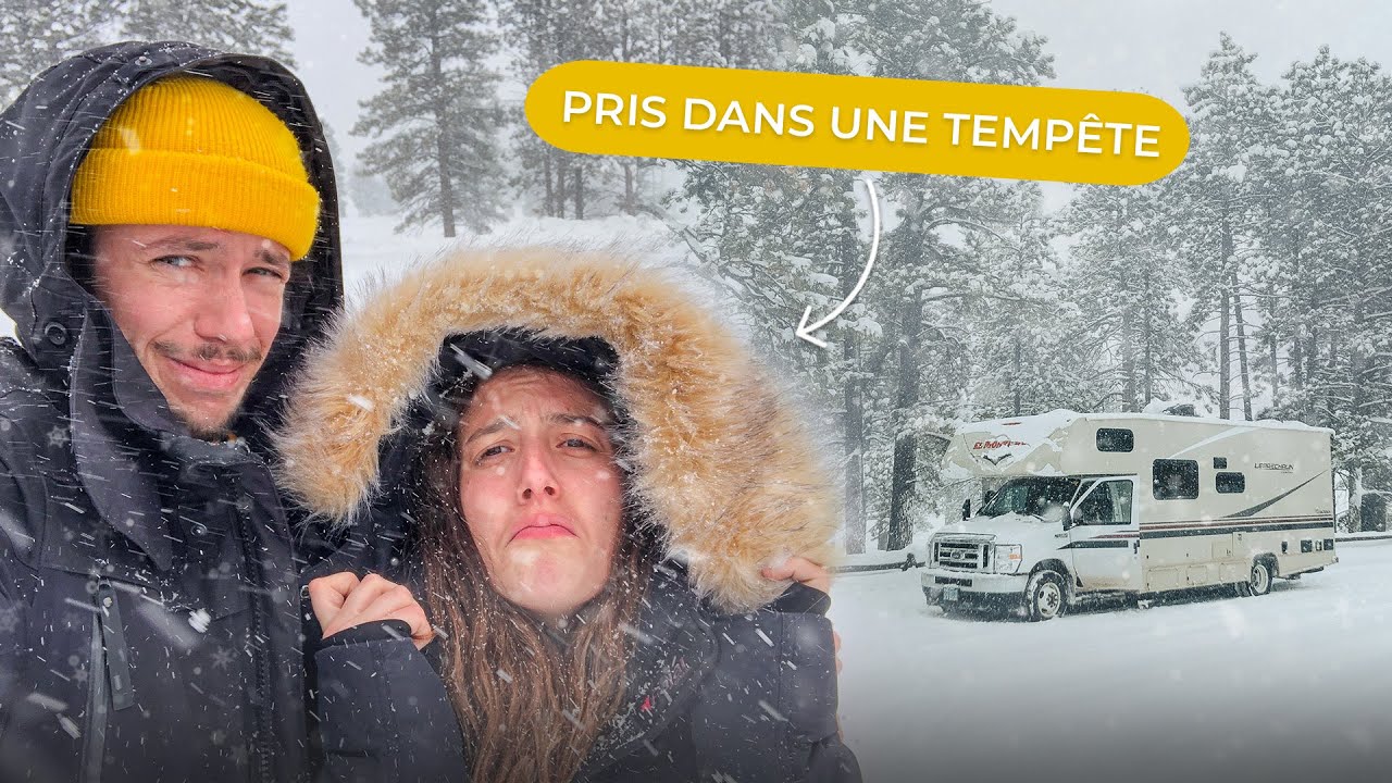#03 SURVIVRE à une TEMPÊTE de neige à Bryce Canyon, notre roadtrip continue !