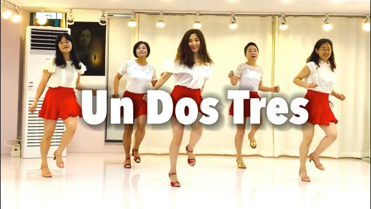Un Dos Tres line dance(Beginner)운 도스 트레스(하나!둘!셋!) 경쾌한 폴카댄스를 즐겨봐요💞