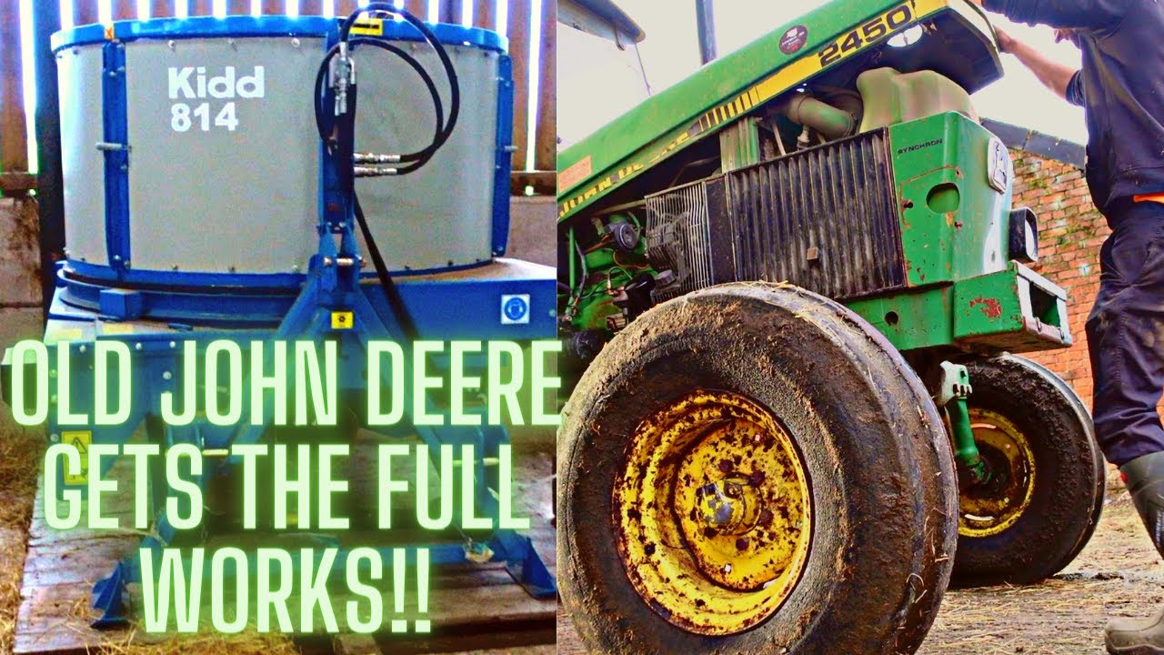 УСТАНОВКА НОВОГО ИЗМЕЛЬЧИТЕЛЯ И ОБСЛУЖИВАНИЕ СТАРОГО JOHN DEERE!