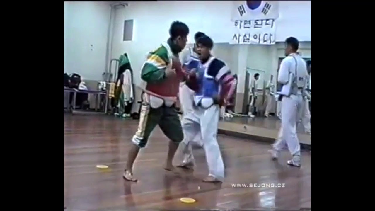 Тхэквондо - Тренировки в Корейской школе. 1997 год