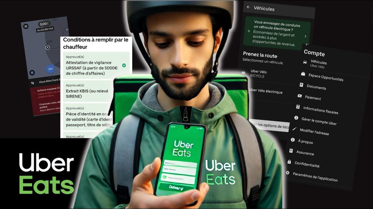 Tuto Application Uber Eats pour les Livreurs - 2024
