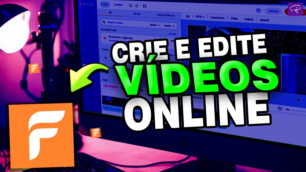 EDITOR DE VÍDEO com INTELIGÊNCIA ARTIFICIAL que você precisa conhecer | FLEXCLIP