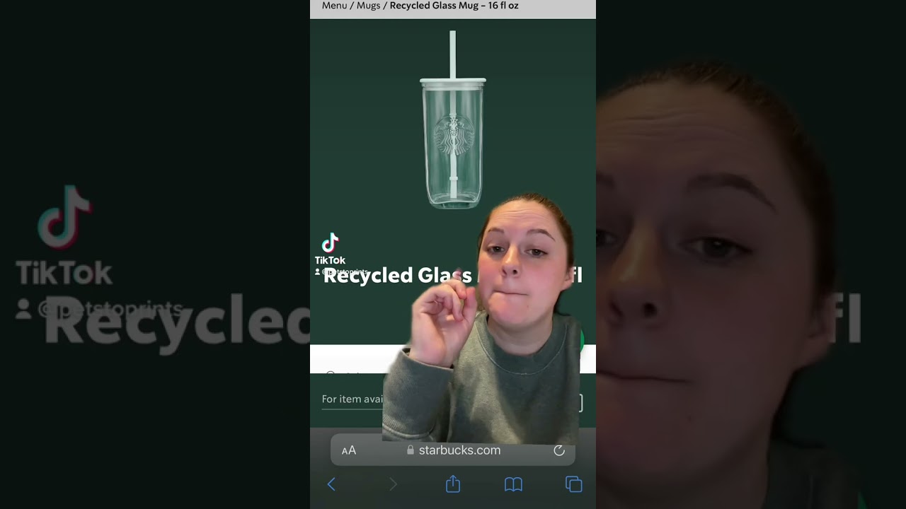 Instead of getting the starbucks glass cup get this instead!