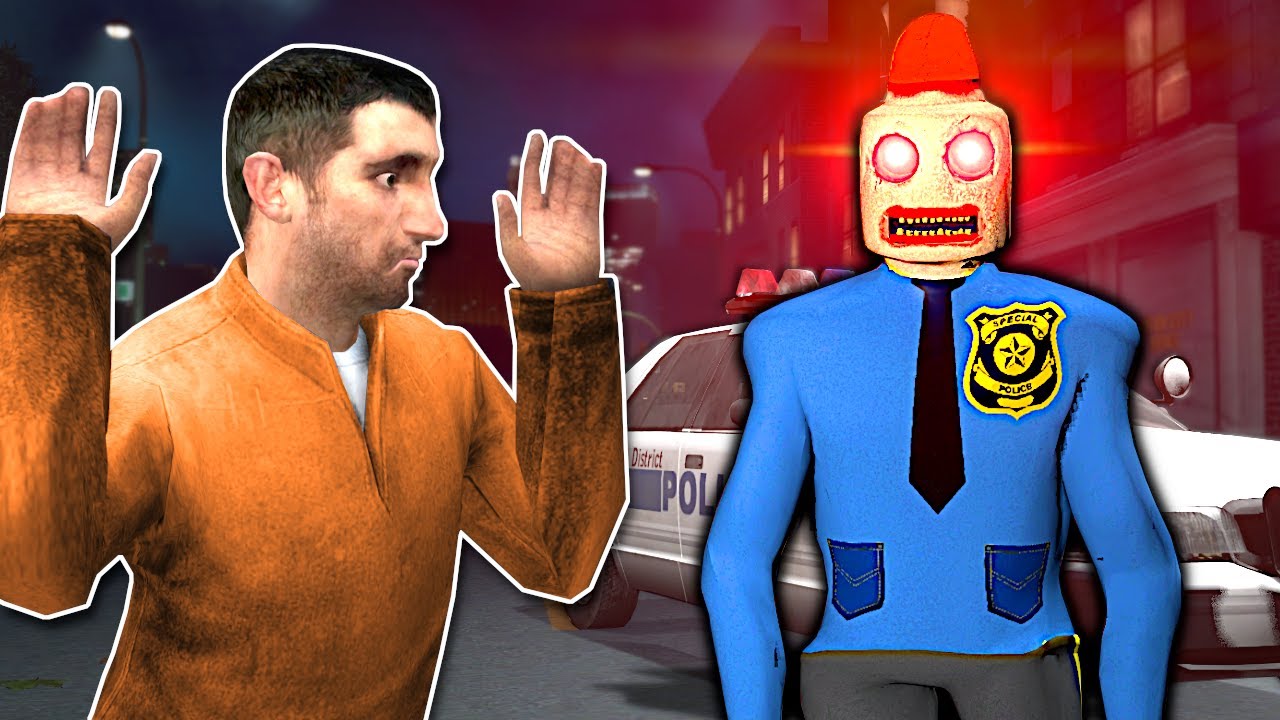 If SIREN COP Pulls You Over, RUN AWAY! - Garry's Mod Gameplay