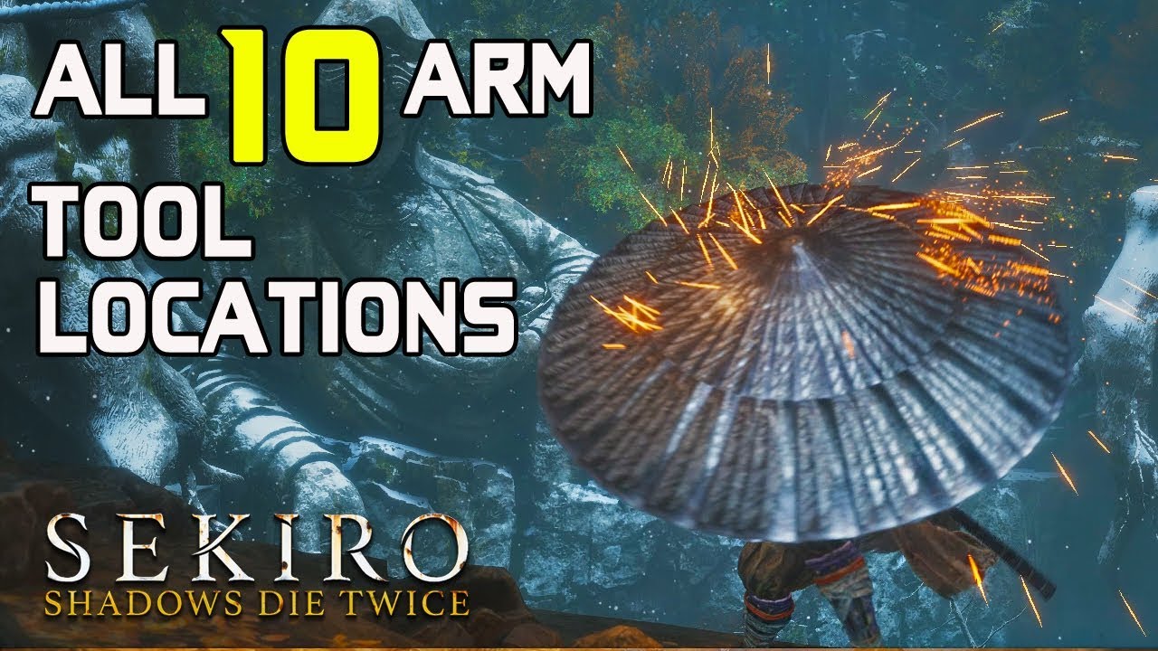 Sekiro Shadows Die Twice — расположение всех 10 инструментов для протезов рук!