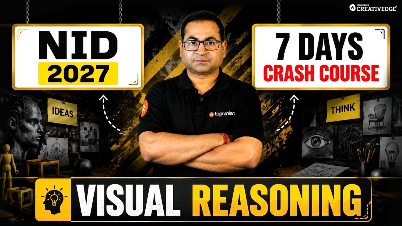 NID 2027 Complete Visual Reasoning in 1 Hour 🔥 | NID 2027 7 Days Complete FREE Crash Course