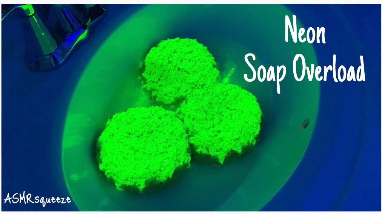 Neon Yellow Soap Overload/ASMRsqueeze