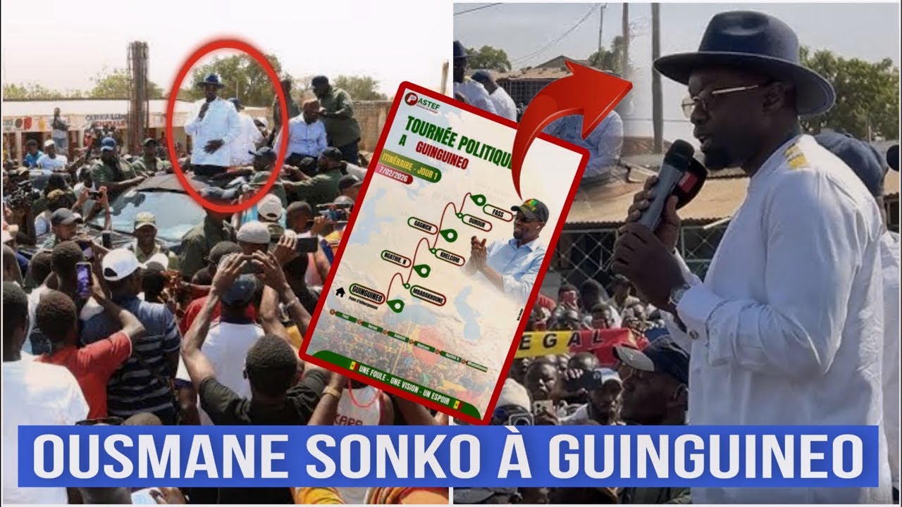 en direct&nbsp;! Ousmane sonko a guinguineo