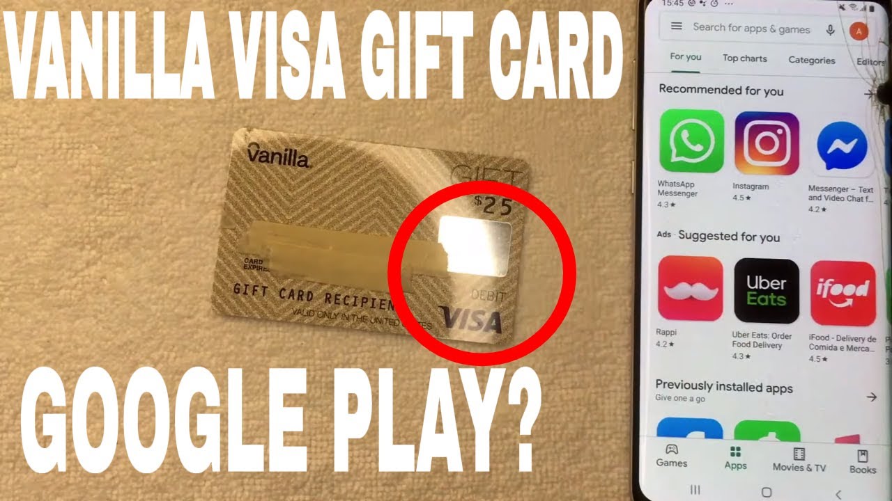 ✅  Can You Use Vanilla Visa Gift Card On Google Play Store? 🔴