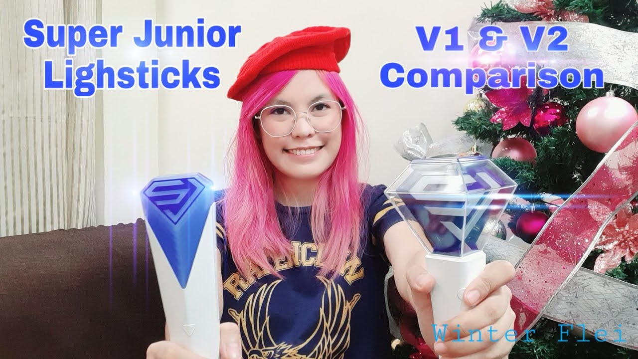 Winter Flei Tutorials | Super Junior Lightstick V1 and V2 Comparison
