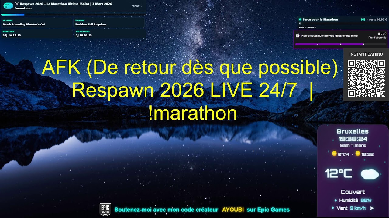 🔴 LIVE 24/7 | 100%🏆MARATHON Respawn 2026 – Death Stranding  - JOUR 58| 16/100 #MULTISTREAM