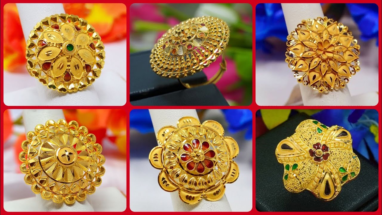 40+ Gold Umbrella Rings Collection 2020 | Best Gold Umbrella Rings Designs | Simple Styles