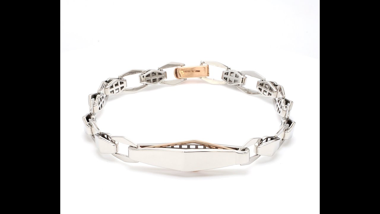 Men of Platinum | Dual-tone Dynamic Men's Bracelet JL PTB 731 - Jewelove