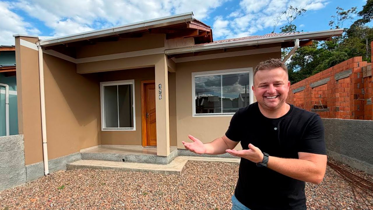 UMA CASA QUE VOCÊ VAI SE APAIXONAR - FINANCIAMENTO MINHA CASA MINHA VIDA EM INDAIAL/SC.