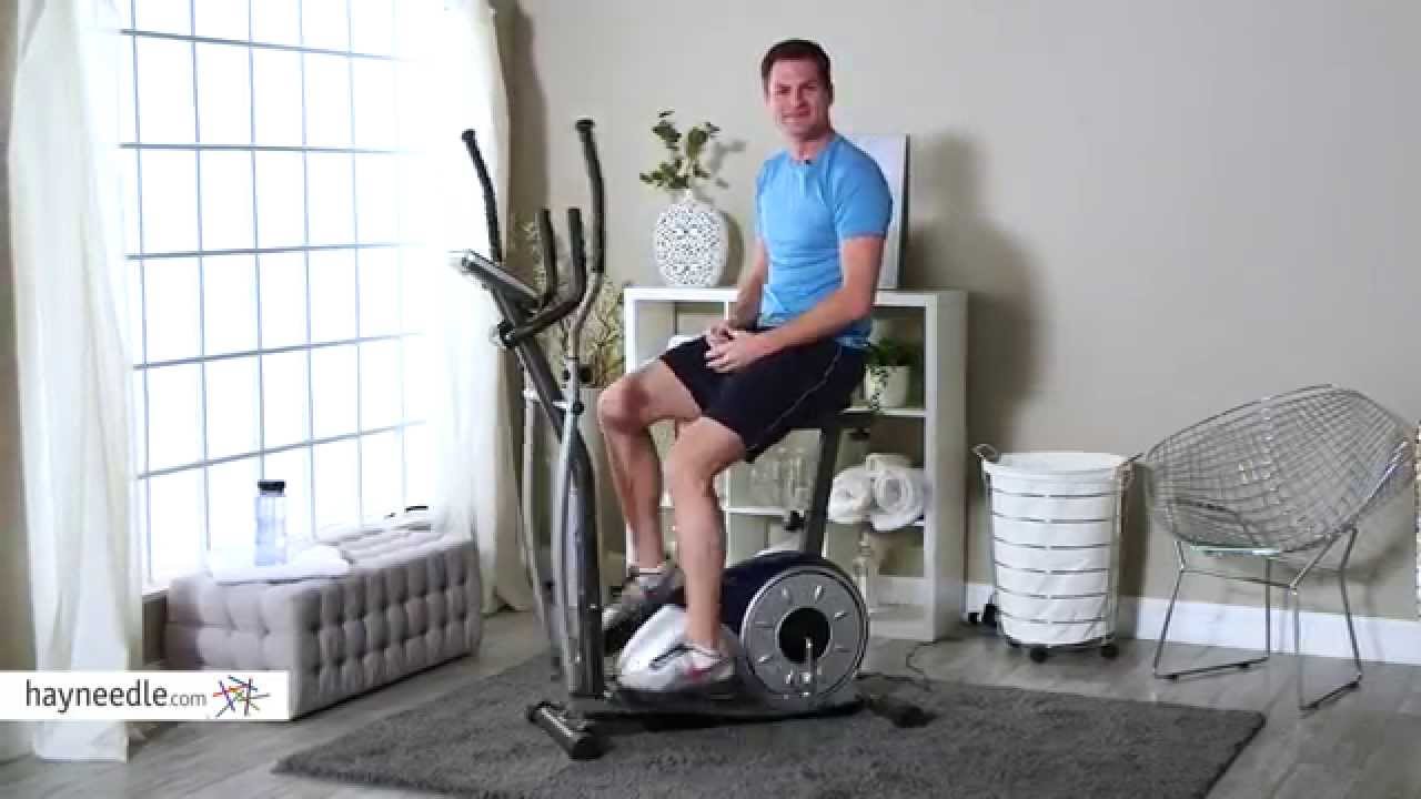 Body Champ BRM3671 Elliptical Dual Trainer with Seat - Product Review Video