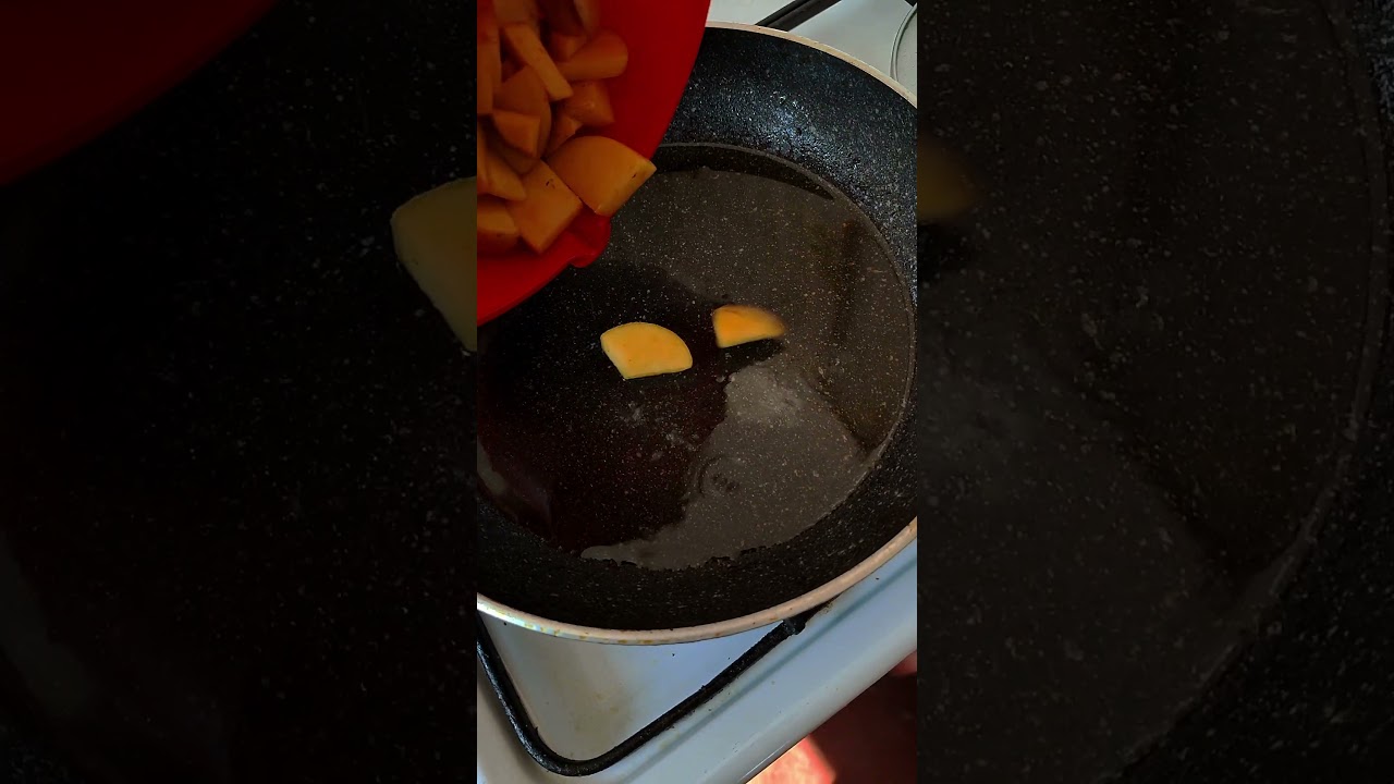 experimental fried potatoes with soy sauce 
