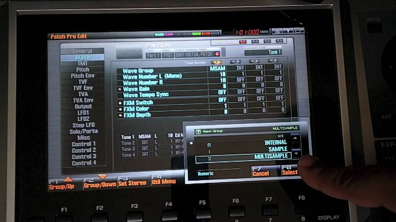 Roland Fantom G Sampling Soft Synths Part 2