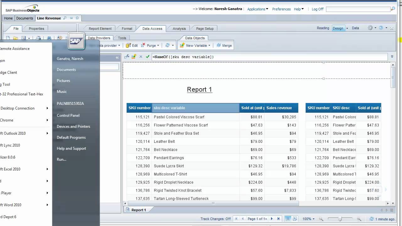 Web  Intelligence 4.0 Tutorial - Part 3 (SAP Business Objects)
