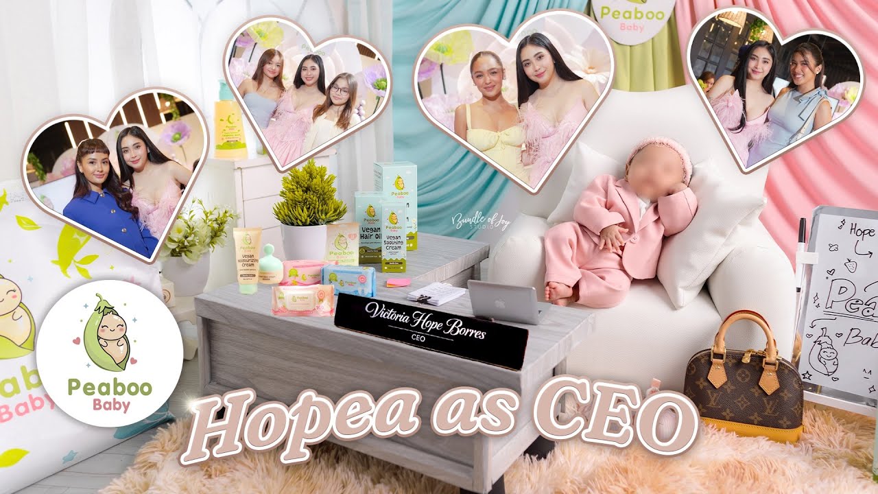 Хопеа в роли генерального директора Peaboo Baby (НИОКР, мероприятия и многое другое) || Беа Боррес